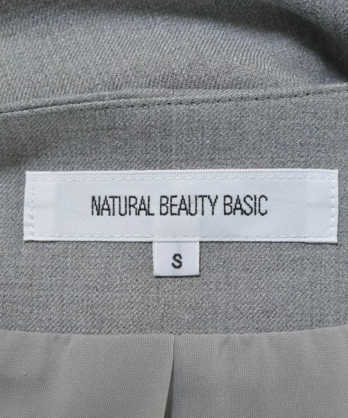 NATURAL BEAUTY BASIC（ナチュラルビューティーベーシック）カジュアルジャケット グレー サイズ:S レディース/2200640032029