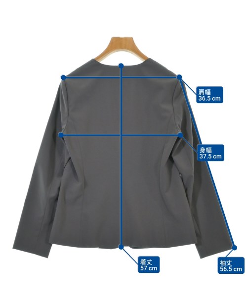 NATURAL BEAUTY BASIC（ナチュラルビューティーベーシック）ジャケット グレー サイズ:S レディース/2200652110012