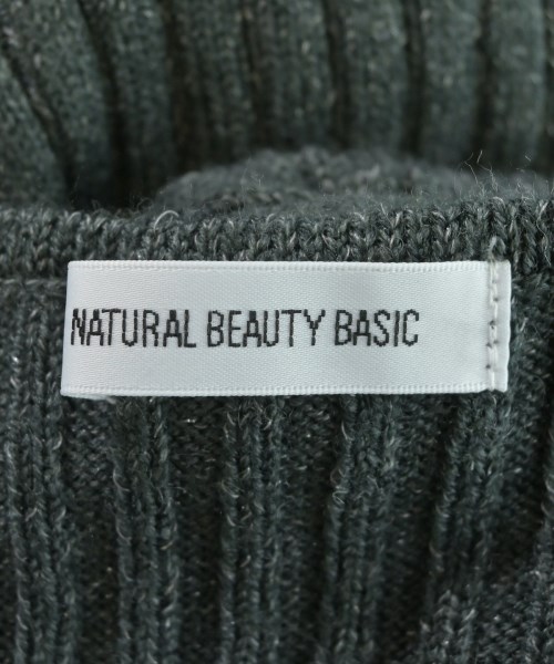 NATURAL BEAUTY BASIC（ナチュラルビューティーベーシック）ワンピース グレー サイズ:M レディース/2200652179019