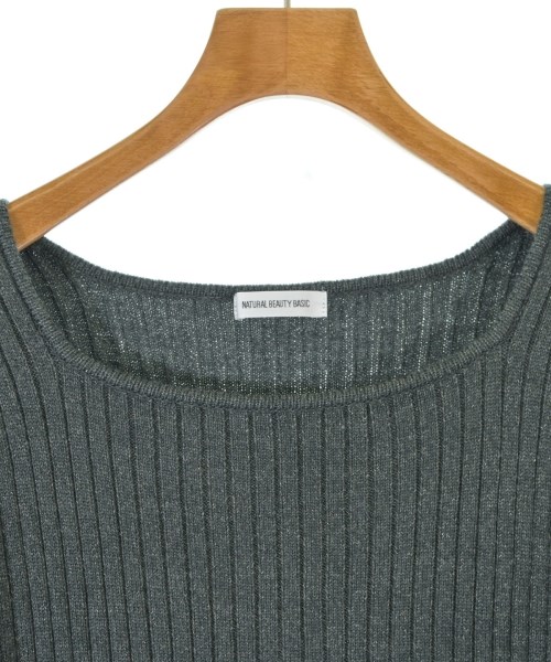 NATURAL BEAUTY BASIC（ナチュラルビューティーベーシック）ワンピース グレー サイズ:M レディース/2200652179019