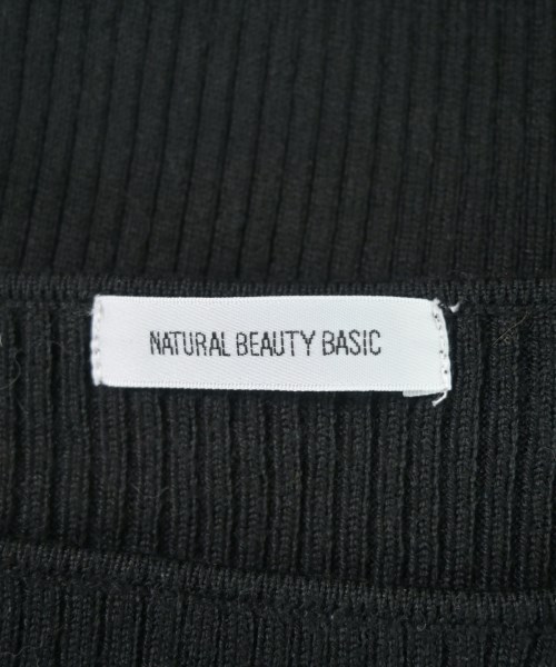 NATURAL BEAUTY BASIC（ナチュラルビューティーベーシック）ニット・セーター 黒 サイズ:FR(XS位) レディース/2200640357047