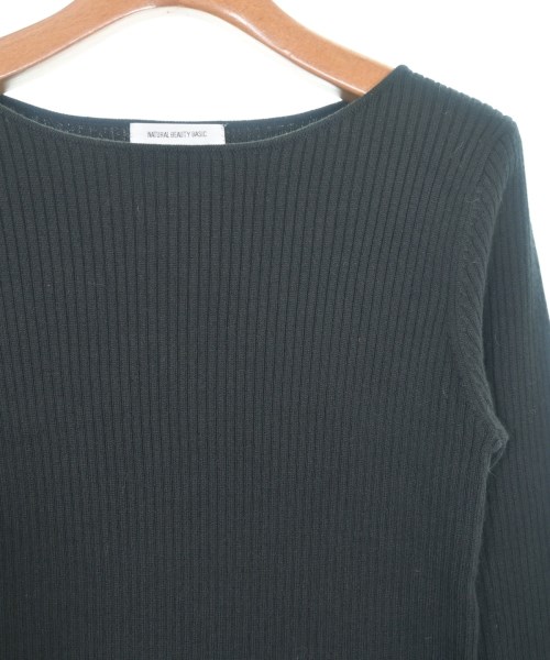 NATURAL BEAUTY BASIC（ナチュラルビューティーベーシック）ニット・セーター 黒 サイズ:FR(XS位) レディース/2200640357047