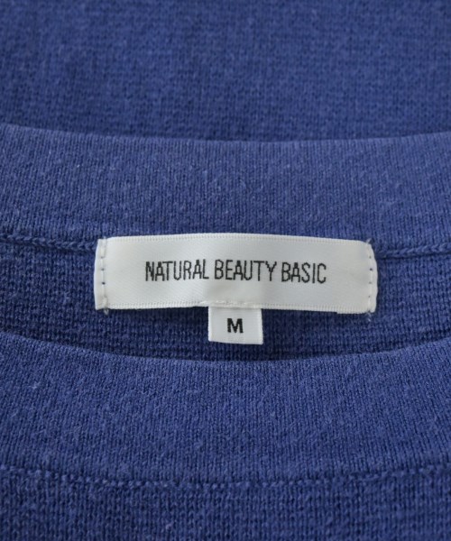 NATURAL BEAUTY BASIC（ナチュラルビューティーベーシック）Tシャツ・カットソー 青 サイズ:M レディース/2200643122031