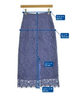 NATURAL BEAUTY BASIC（ナチュラルビューティーベーシック）ロング・マキシ丈スカート 紫 サイズ:XS レディース/2200641220012