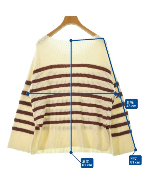 NATURAL BEAUTY BASIC（ナチュラルビューティーベーシック）ニット・セーター 白 サイズ:M レディース/2200648224013