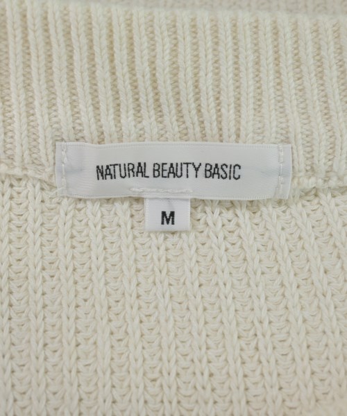 NATURAL BEAUTY BASIC（ナチュラルビューティーベーシック）ベスト 白 サイズ:M レディース/2200647361030