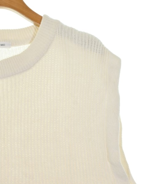 NATURAL BEAUTY BASIC（ナチュラルビューティーベーシック）ベスト 白 サイズ:M レディース/2200647361030