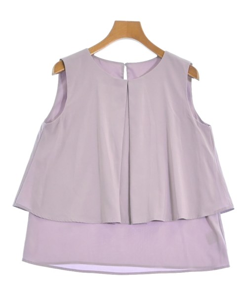 NATURAL BEAUTY BASIC(ナチュラルビューティーベーシック)カジュアルシャツ 紫 サイズ:M/2200654374078