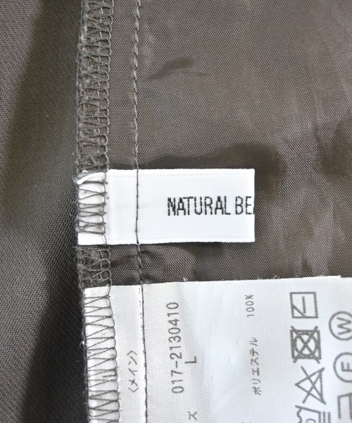 NATURAL BEAUTY BASIC（ナチュラルビューティーベーシック）スラックス カーキ サイズ:L レディース/2200703306012
