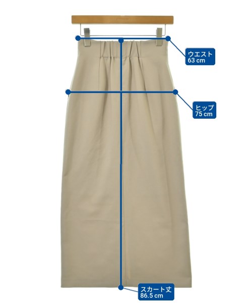 NATURAL BEAUTY BASIC（ナチュラルビューティーベーシック）ロング・マキシ丈スカート ベージュ サイズ:PS(XS位) レディース/2200699611022