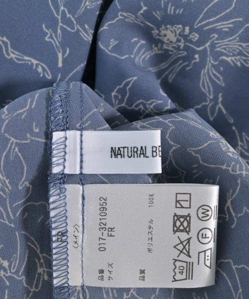 NATURAL BEAUTY BASIC（ナチュラルビューティーベーシック）ブラウス 青 サイズ:F レディース/2200702201035
