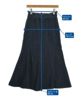 NATURAL BEAUTY BASIC（ナチュラルビューティーベーシック）ロング・マキシ丈スカート 紺 サイズ:M レディース/2200700638048