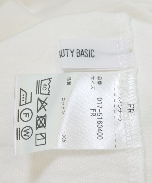 NATURAL BEAUTY BASIC（ナチュラルビューティーベーシック）Tシャツ・カットソー ベージュ サイズ:F レディース/2200701485146