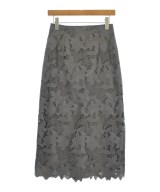 NATURAL BEAUTY BASIC（ナチュラルビューティーベーシック）ロング・マキシ丈スカート グレー サイズ:M レディース/2200705380034