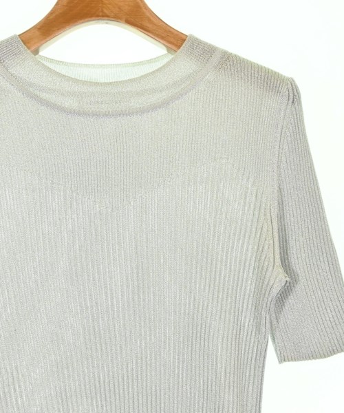 NATURAL BEAUTY BASIC（ナチュラルビューティーベーシック）ニット・セーター シルバー サイズ:F レディース/2200709008033