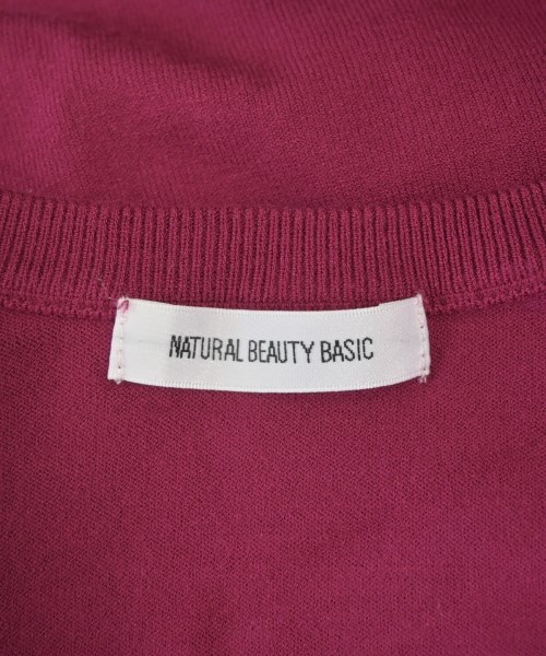 NATURAL BEAUTY BASIC（ナチュラルビューティーベーシック）カーディガン 赤 サイズ:F レディース/2200707545042