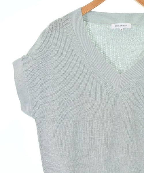NATURAL BEAUTY BASIC（ナチュラルビューティーベーシック）ニット・セーター 緑 サイズ:M レディース/2200662804093