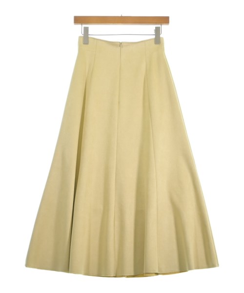 NATURAL BEAUTY BASIC（ナチュラルビューティーベーシック）ロング・マキシ丈スカート 黄 サイズ:M レディース/2200662123323