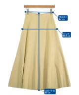 NATURAL BEAUTY BASIC（ナチュラルビューティーベーシック）ロング・マキシ丈スカート 黄 サイズ:M レディース/2200662123323
