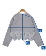 NATURAL BEAUTY BASIC（ナチュラルビューティーベーシック）ニット・セーター グレー サイズ:F レディース/2200662123330