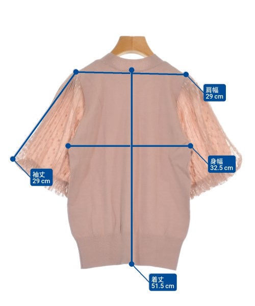 NATURAL BEAUTY BASIC（ナチュラルビューティーベーシック）ニット・セーター ピンク サイズ:F レディース/2200662123354