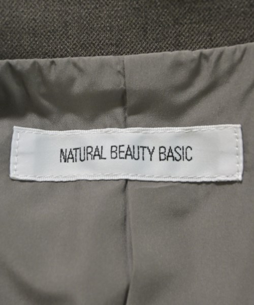 NATURAL BEAUTY BASIC（ナチュラルビューティーベーシック）カジュアルジャケット 茶 サイズ:S レディース/2200658851063