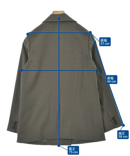 NATURAL BEAUTY BASIC（ナチュラルビューティーベーシック）カジュアルジャケット 茶 サイズ:S レディース/2200658851063