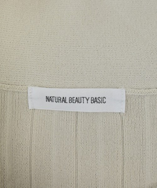 NATURAL BEAUTY BASIC（ナチュラルビューティーベーシック）ニット・セーター ベージュ サイズ:F レディース/2200659431196