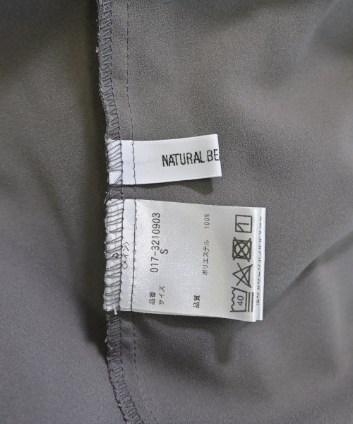 NATURAL BEAUTY BASIC（ナチュラルビューティーベーシック）ブラウス グレー サイズ:S レディース/2200663910038