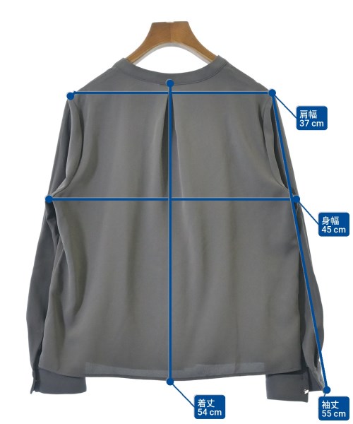 NATURAL BEAUTY BASIC（ナチュラルビューティーベーシック）ブラウス グレー サイズ:S レディース/2200663910038