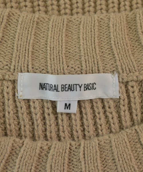NATURAL BEAUTY BASIC（ナチュラルビューティーベーシック）ニット・セーター ベージュ サイズ:M レディース/2200664254032