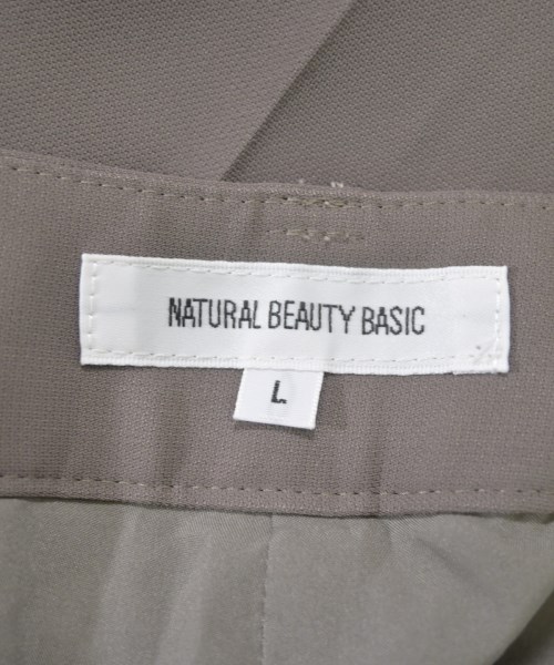 NATURAL BEAUTY BASIC（ナチュラルビューティーベーシック）スラックス グレー サイズ:L レディース/2200664652104