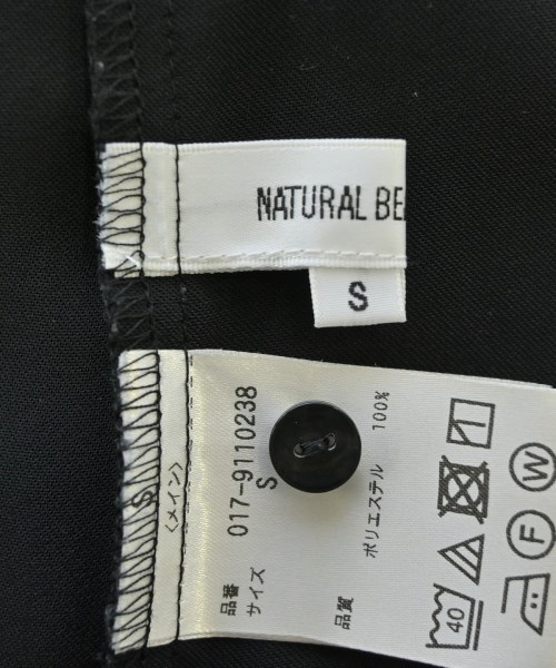 NATURAL BEAUTY BASIC（ナチュラルビューティーベーシック）ブラウス 黒 サイズ:S レディース/2200665239137