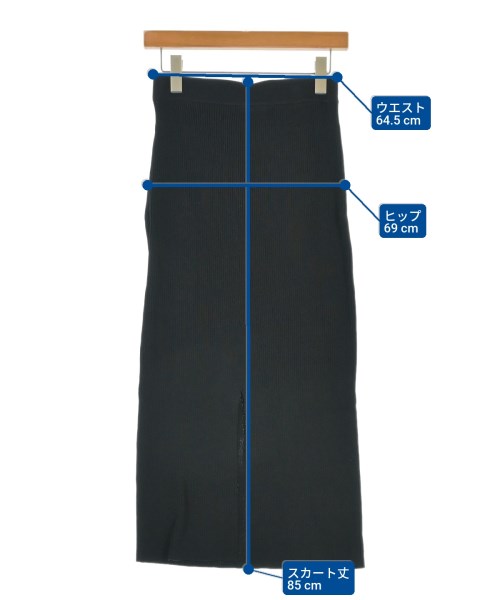 NATURAL BEAUTY BASIC（ナチュラルビューティーベーシック）ロング・マキシ丈スカート 黒 サイズ:M レディース/2200661658239