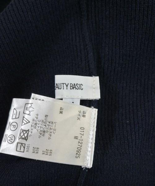 NATURAL BEAUTY BASIC（ナチュラルビューティーベーシック）ニット・セーター 紺 サイズ:M レディース/2200666428103