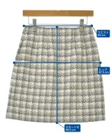 NATURAL BEAUTY BASIC（ナチュラルビューティーベーシック）ひざ丈スカート グレー サイズ:M レディース/2200664458157