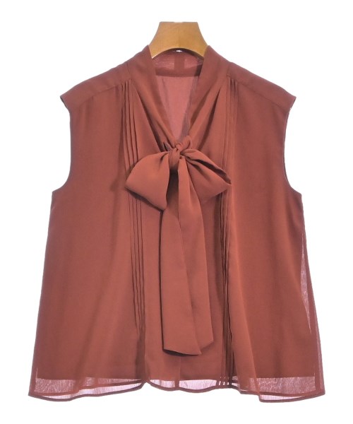 NATURAL BEAUTY BASIC(ナチュラルビューティーベーシック)ブラウス 赤 サイズ:M/2200663218059