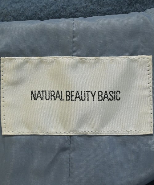 NATURAL BEAUTY BASIC（ナチュラルビューティーベーシック）コート 青 サイズ:S レディース/2200667713017