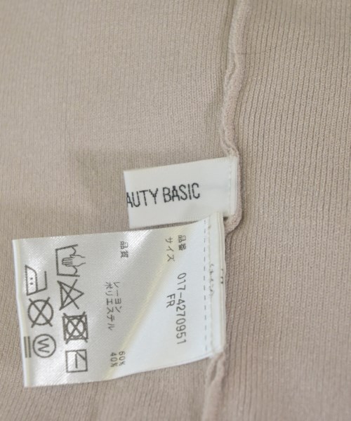 NATURAL BEAUTY BASIC（ナチュラルビューティーベーシック）ニット・セーター ピンク サイズ:F レディース/2200667713024