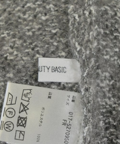NATURAL BEAUTY BASIC（ナチュラルビューティーベーシック）ニット・セーター グレー サイズ:F レディース/2200667713048