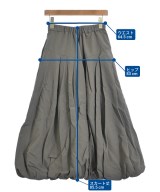 NATURAL BEAUTY BASIC（ナチュラルビューティーベーシック）ロング・マキシ丈スカート グレー サイズ:M レディース/2200667713062