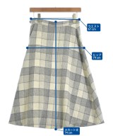 NATURAL BEAUTY BASIC（ナチュラルビューティーベーシック）ロング・マキシ丈スカート グレー サイズ:M レディース/2200659798046