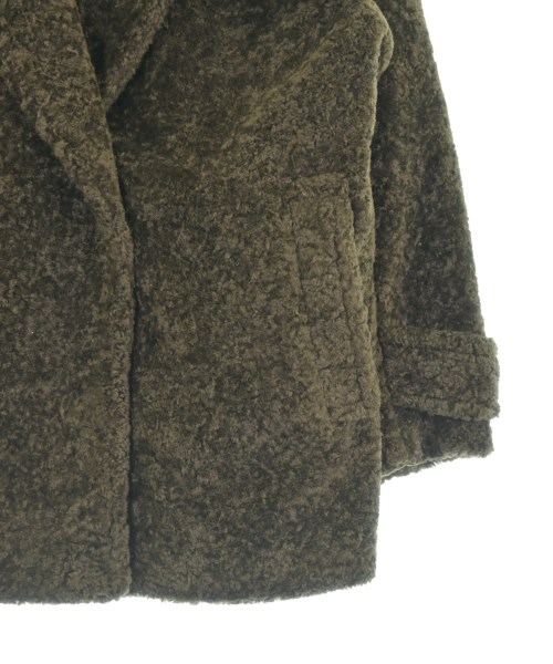 NATURAL BEAUTY BASIC（ナチュラルビューティーベーシック）ピーコート 茶 サイズ:FR レディース/2200666934024