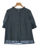 NATURAL BEAUTY BASIC（ナチュラルビューティーベーシック）ブラウス 紺 サイズ:S レディース/2200667509092