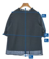 NATURAL BEAUTY BASIC（ナチュラルビューティーベーシック）ブラウス 紺 サイズ:S レディース/2200667509092