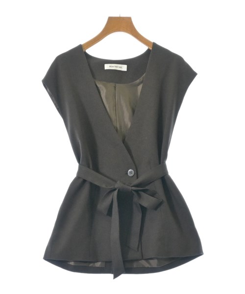 NATURAL BEAUTY BASIC(ナチュラルビューティーベーシック)ベスト 茶 サイズ:S/2200667674028