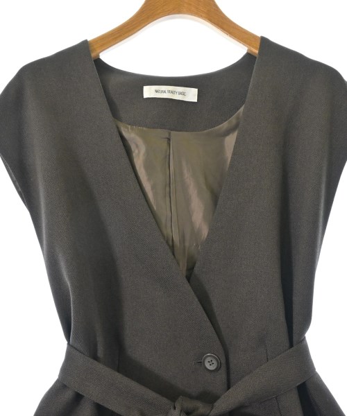 NATURAL BEAUTY BASIC（ナチュラルビューティーベーシック）ベスト 茶 サイズ:S レディース/2200667674028