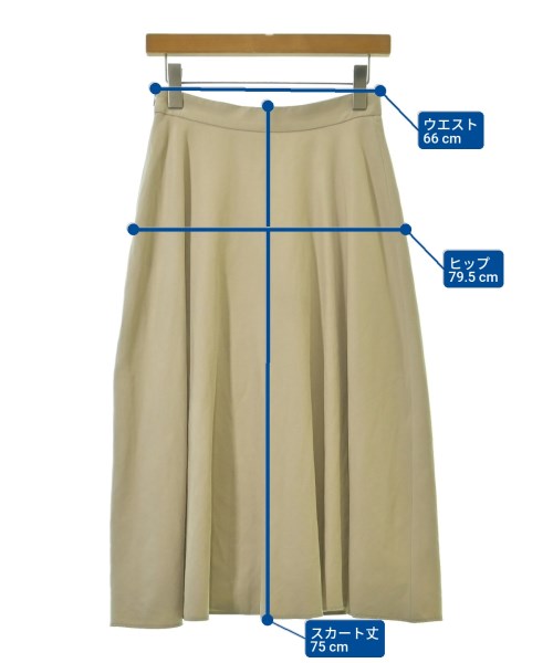 NATURAL BEAUTY BASIC（ナチュラルビューティーベーシック）ロング・マキシ丈スカート ベージュ サイズ:M レディース/2200671632021