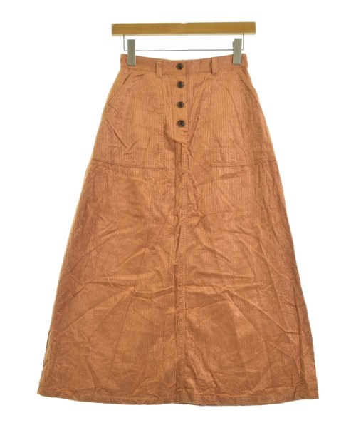 NATURAL BEAUTY BASIC(ナチュラルビューティーベーシック)ロング・マキシ丈スカート オレンジ サイズ:S/2200669146011