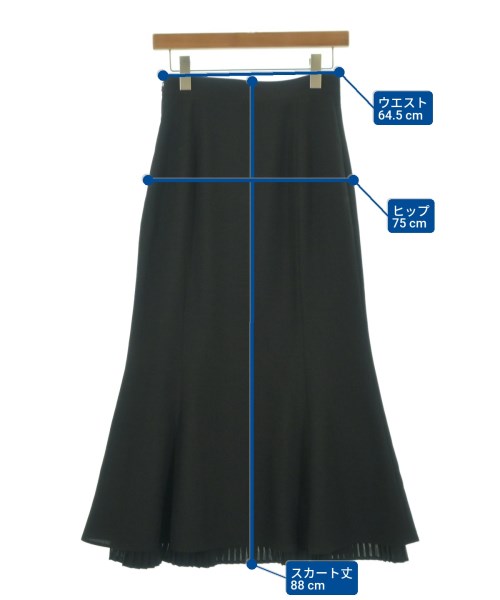 NATURAL BEAUTY BASIC（ナチュラルビューティーベーシック）ロング・マキシ丈スカート 黒 サイズ:S レディース/2200665891045